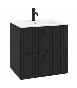 Badkamermeubel Fargo 60cm - mat zwart