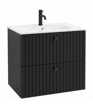 Badkamermeubel Fargo 80cm - mat zwart