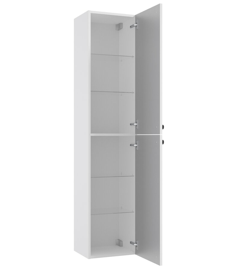 Badkamerkast Fargo 37 x 32 x  170 cm - mat wit