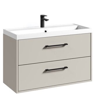 Badkamermeubel Florence 01 80cm met wastafel - beige