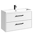 Badkamermeubel Florence 01 80cm met wastafel - mat wit