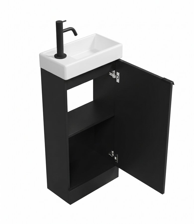 Toiletmeubel Orion 40cm - mat zwart