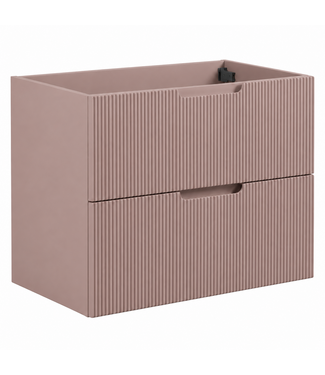 Wastafelkast Thermis 80 x 48 x 50 cm - mat roze