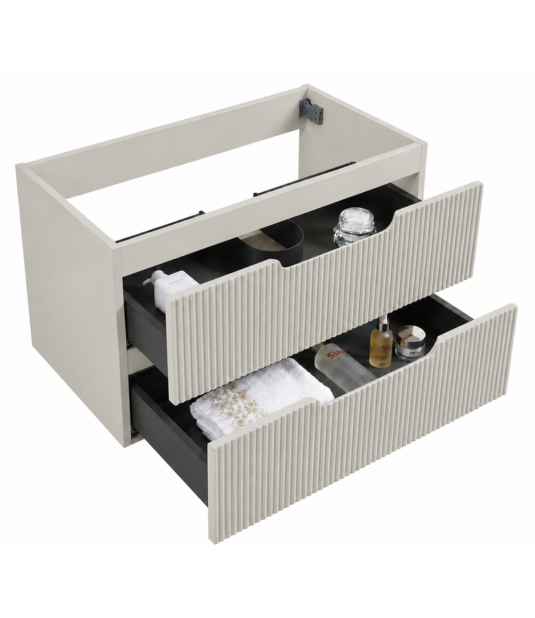Wastafelkast Thermis 80 x 48 x 50 cm - beige