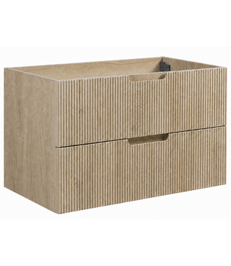 Wastafelkast Thermis 80 x 48 x 50 cm - licht eiken