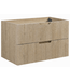Wastafelkast Thermis 80 x 48 x 50 cm - licht eiken