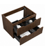 Wastafelkast Thermis 80 x 48 x 50 cm - walnoot bruin