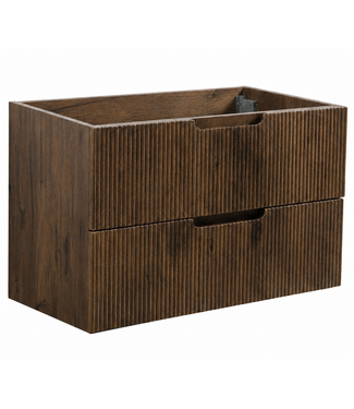 Wastafelkast Thermis 80 x 48 x 50 cm - walnoot bruin