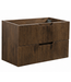 Wastafelkast Thermis 80 x 48 x 50 cm - walnoot bruin