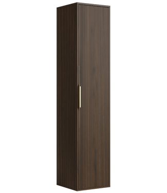 Badkamerkast Rimini 38 x 33  x 170 cm - walnoot bruin