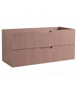 Wastafelkast Thermis 100 x 48 x 50 cm - mat roze