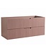 Wastafelkast Thermis 100 x 48 x 50 cm - mat roze