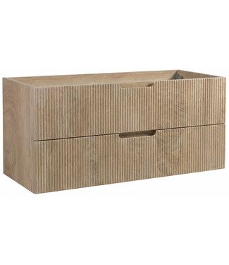 Wastafelkast Thermis 100 x 48 x 50 cm - licht eiken