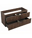 Wastafelkast Thermis 100cm - walnoot bruin