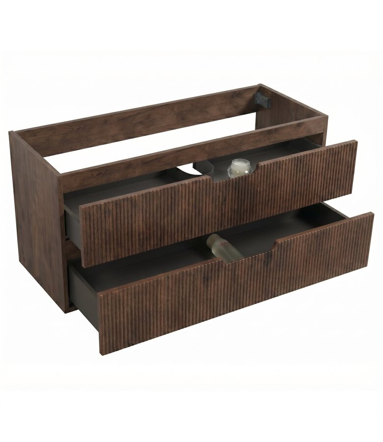 Wastafelkast Thermis 100cm - walnoot bruin