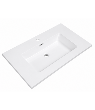 Wastafel Angela 80cm - wit