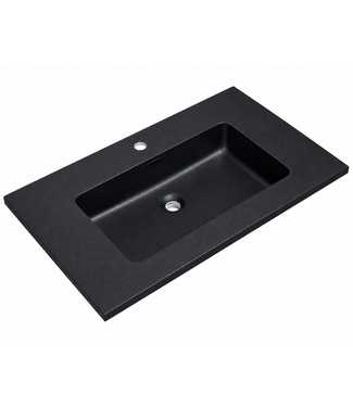 Wastafel Angela 80cm - zwart