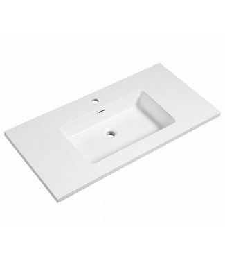 Wastafel Angela 100cm - wit