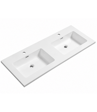 Wastafel Angela 120cm - wit