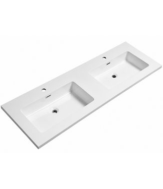Wastafel Angela 140cm - wit