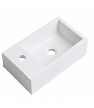 Wastafel Angela 40 x 22 cm - wit