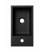 Wastafel Angela 40 x 22 cm - zwart