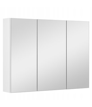 Spiegelkast Siena 80 x 14 x 60 cm - wit