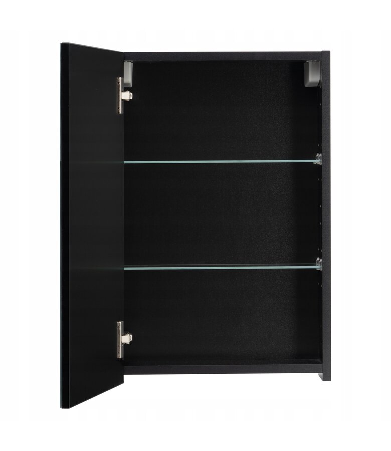 Spiegelkast Siena 40 x 14 x 60 cm - zwart
