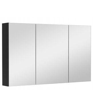 Spiegelkast Siena 100 x 14 x 60 cm - zwart