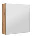 Spiegelkast Siena 60 x 14 x 60 cm - eiken