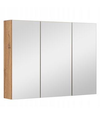 Spiegelkast Siena 80 x 14 x 60 cm - eiken