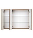 Spiegelkast Siena 80 x 14 x 60 cm - eiken