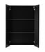 Spiegelkast Luca 60 x 14 x 90 cm - zwart