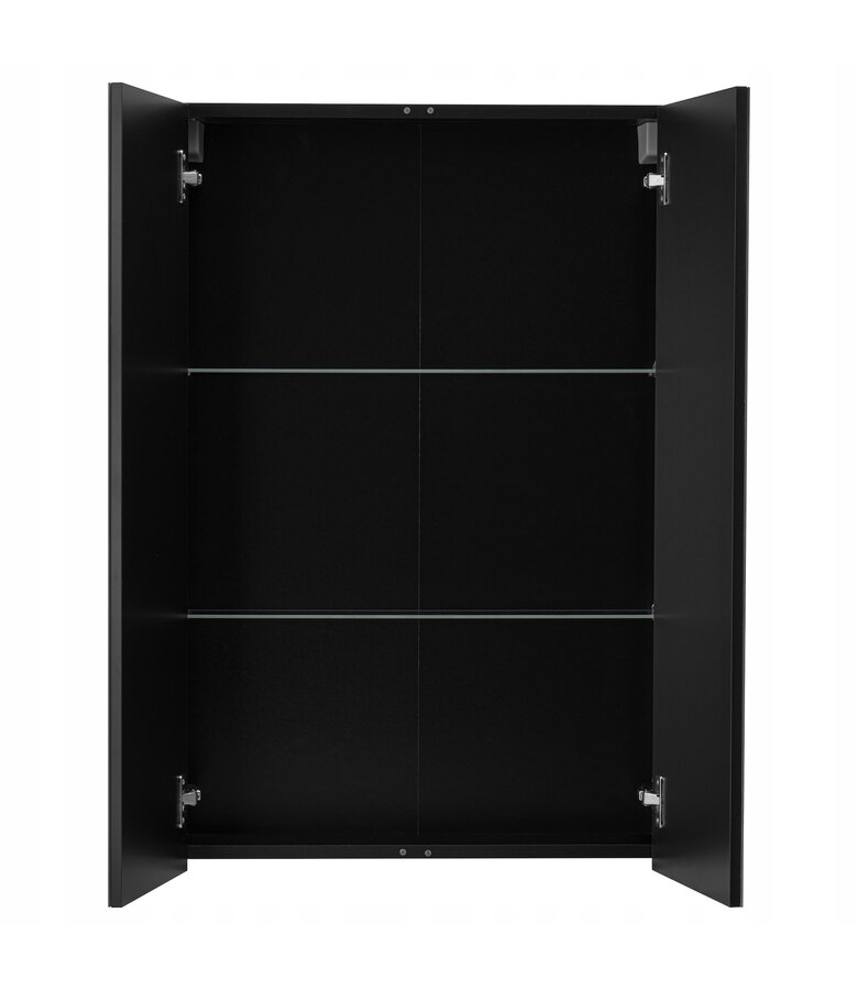 Spiegelkast Luca 60 x 14 x 90 cm - zwart