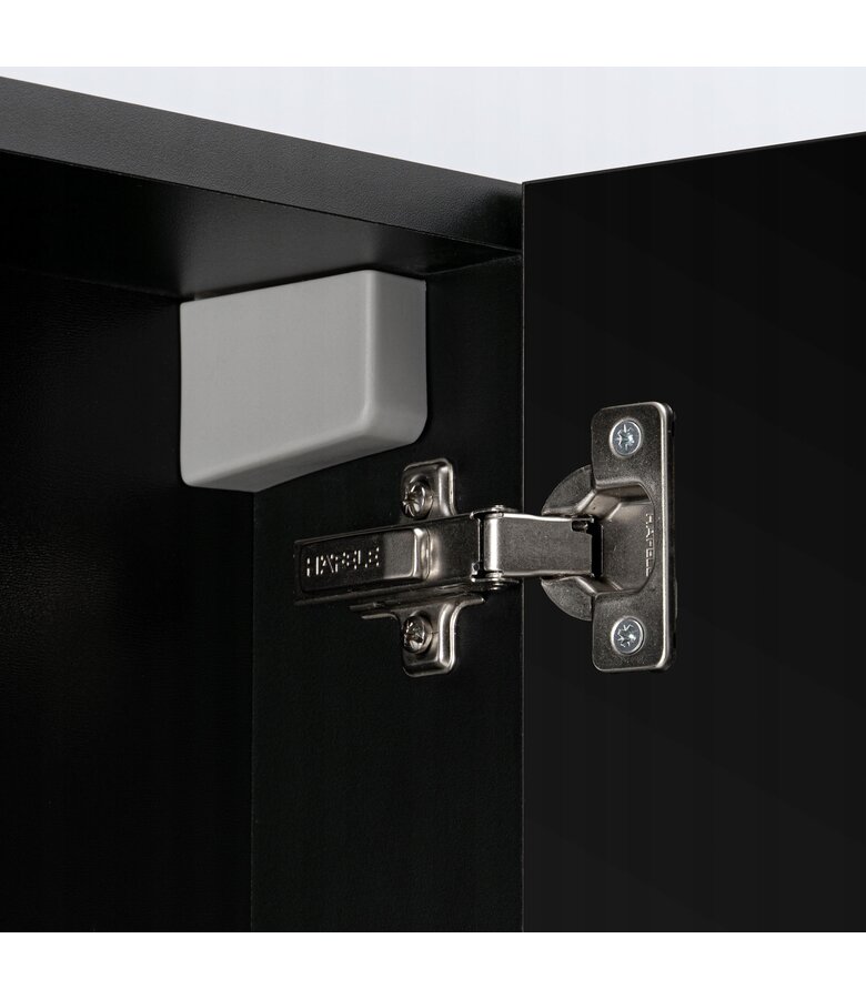 Spiegelkast Luca 60 x 14 x 90 cm - zwart