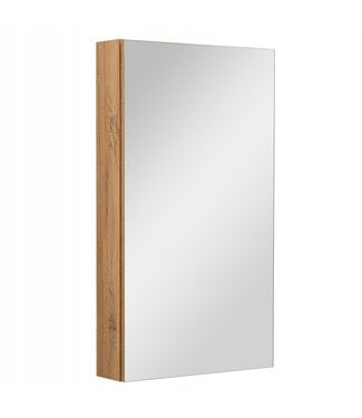 Spiegelkast Luca 50 x 14 x 90 cm - eiken