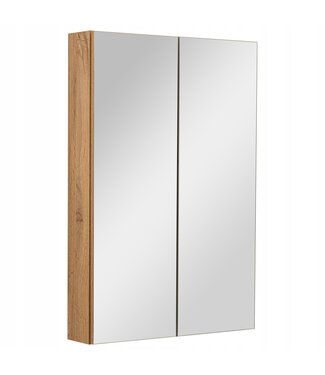 Spiegelkast Luca 60 x 14 x 90 cm - eiken