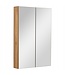 Spiegelkast Luca 60 x 14 x 90 cm - eiken