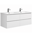 Badkamermeubel Angela 140cm - hoogglans wit