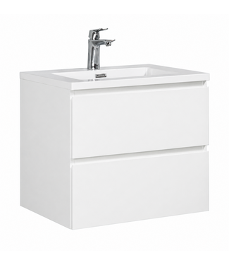 Badkamermeubel Angela 60cm - hoogglans wit