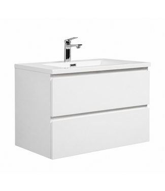 Badkamermeubel Angela 80cm - hoogglans wit