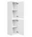 Badkamerkast Angela 40 x 30 x 150 cm - hoogglans wit