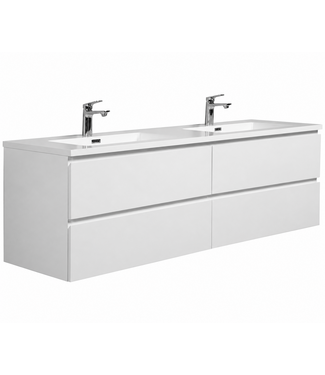 Badkamermeubel Angela 160cm - hoogglans wit