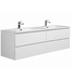 Badkamermeubel Angela 160cm - hoogglans wit