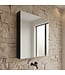 Spiegelkast Siena 60 x 14 x 60 cm - zwart