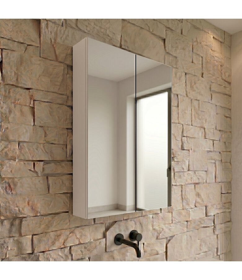 Spiegelkast Luca 60 x 14 x 90 cm - wit
