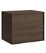 Wastafelkast Mali - 60 x 46 x 54 cm - walnoot bruin
