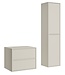 Wastafelkast Mali met kolomkast - 60 x 46 x 54 cm - beige