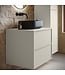 Wastafelkast Mali met kolomkast - 60 x 46 x 54 cm - beige