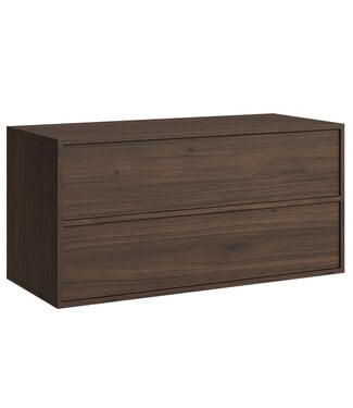 Wastafelkast Mali  100 x 46 x 54 cm - walnoot bruin